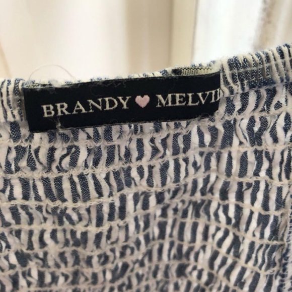 Brandy Melville striped crop top - Picture 2 of 3